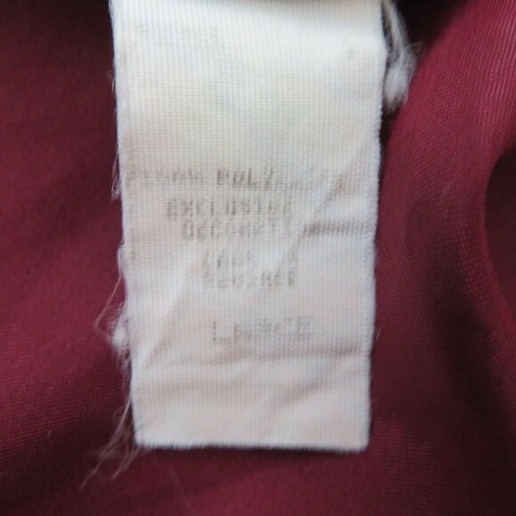 Vintage Val Mode Red Satin Slip Nightgown L Low Back Knee Length Lingerie - Picture 8 of 12